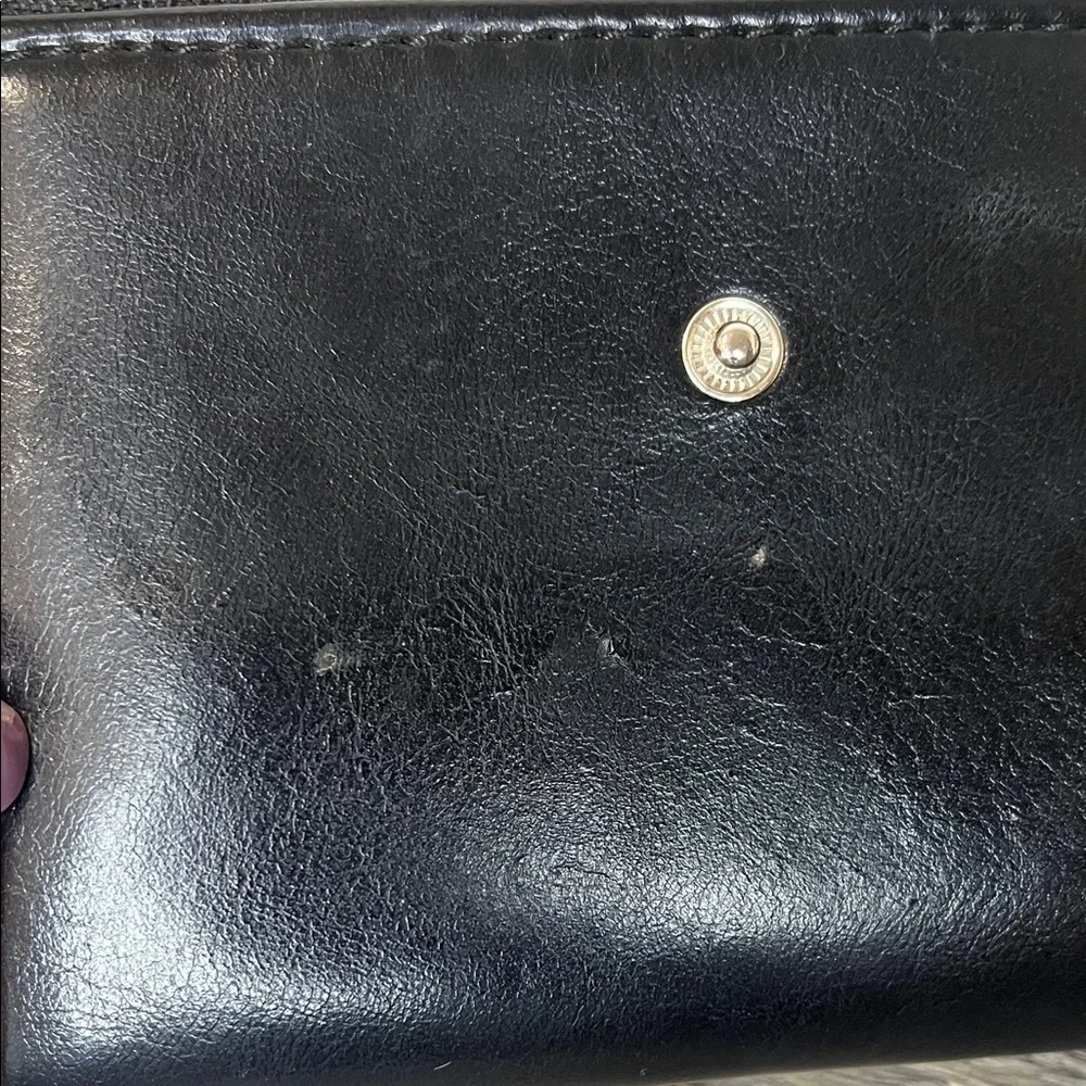 Prettyzys Small Wristlet Bifold Wallet for Women - Black - Picture 7 of 12